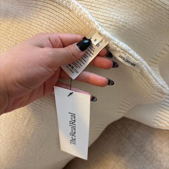 Khaite Women's Cream and Yellow Cardigan - Picture 5 of 5